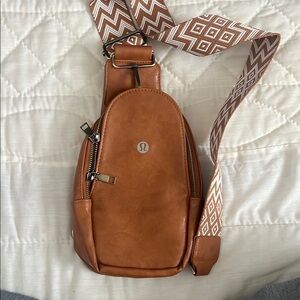 lululemon athletica Tan Crossbody Bag